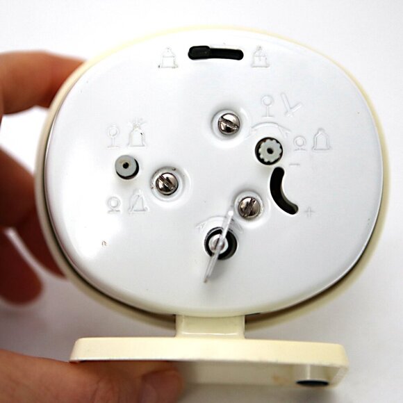 Vintage BABY BEN WestClox Wind UP Alarm Clock MCM Glow in the Dark Arms Analog - Picture 4 of 8